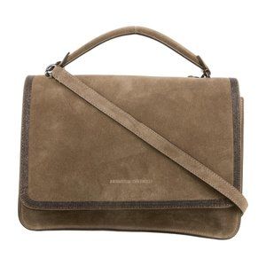 BRUNELLO CUCINELLI Suede Embellished Handle bag